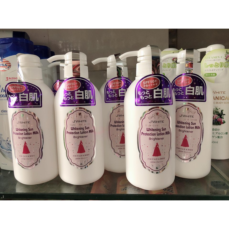 SỮA DƯỠNG THỂ BODY WHITENING SUN J’WHITE