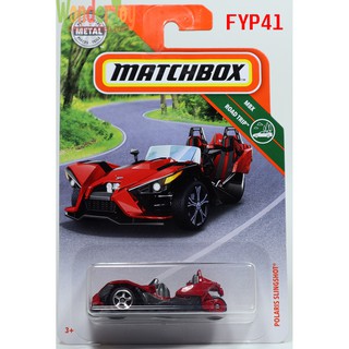 Xe mô hình Matchbox Polaris Slingshot - MBX Road Trip - 2019 - MB1186 - FYP41 (Carded)