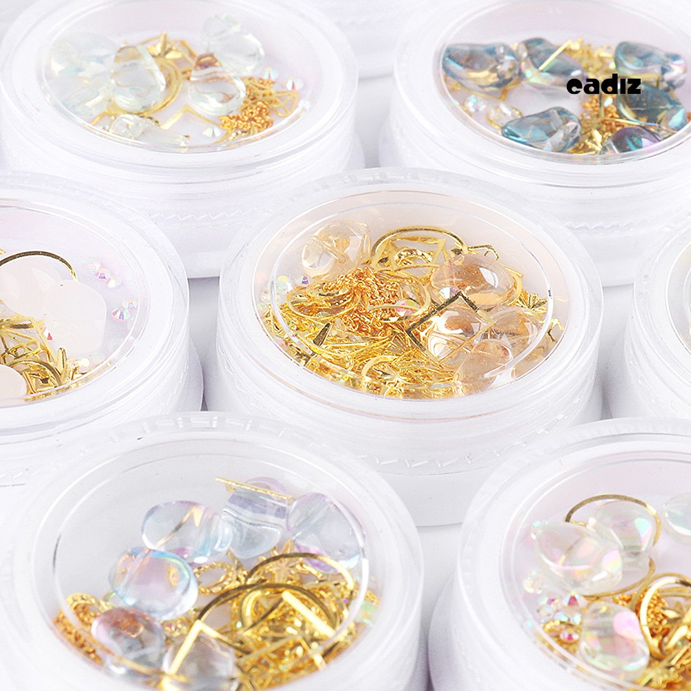 [Hàng mới về] Hộp hình dán trang trí móng tay nghệ thuật dễ thương