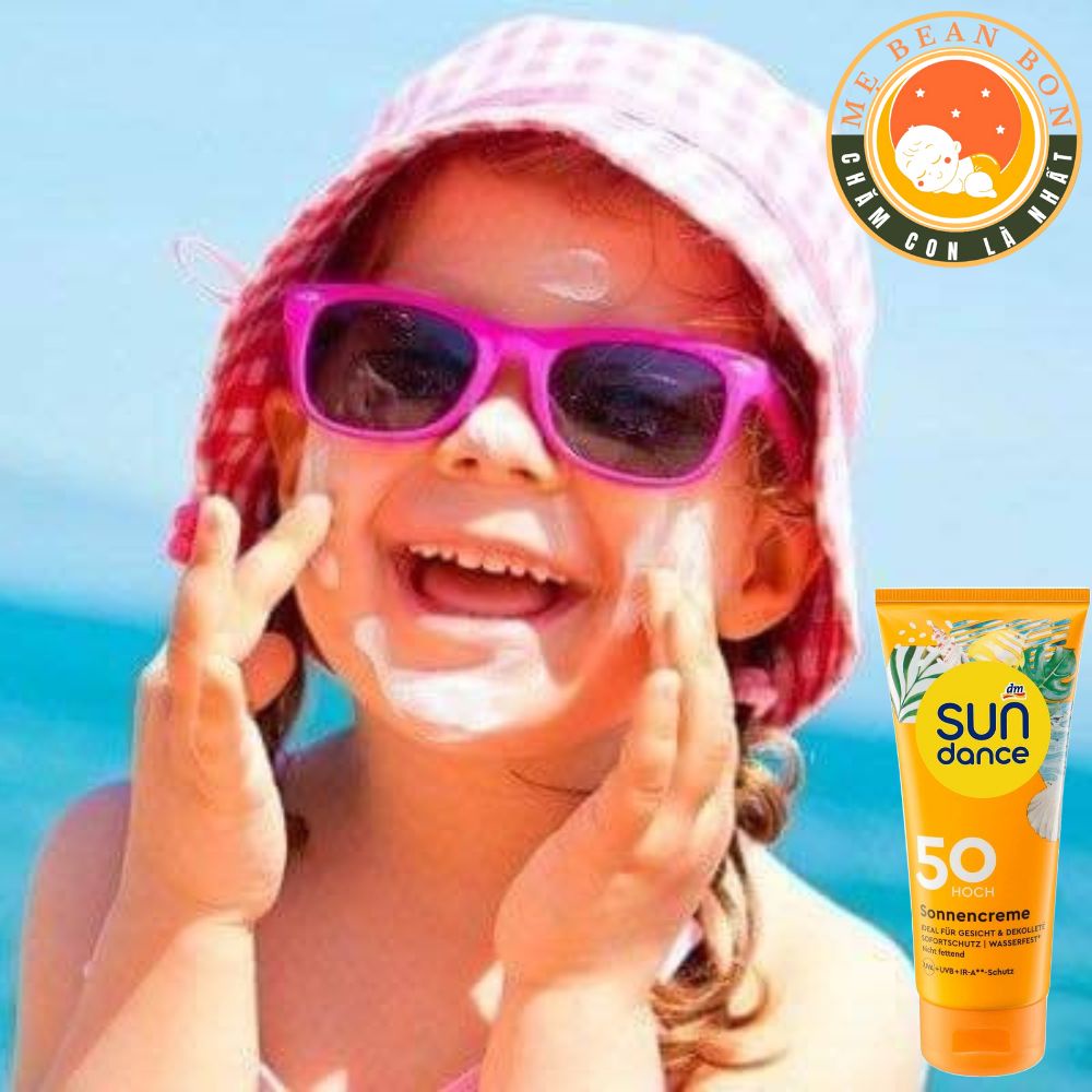 Kem Chống Nắng trẻ em sunDance Kids Của Đức Cho Bé từ sơ sinh trở lên có làn da nhạy cảm 50+ Tuýp 100ml