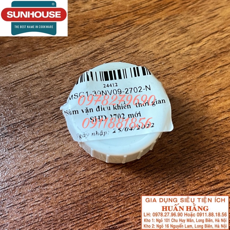 (CHÍNH HÃNG SUNHOUSE) Đồng hồ đếm thời gian máy sấy quần áo Sunhouse SHD2700 SHD2701 SHD2702 và Núm vặn tròn cho tủ sấy