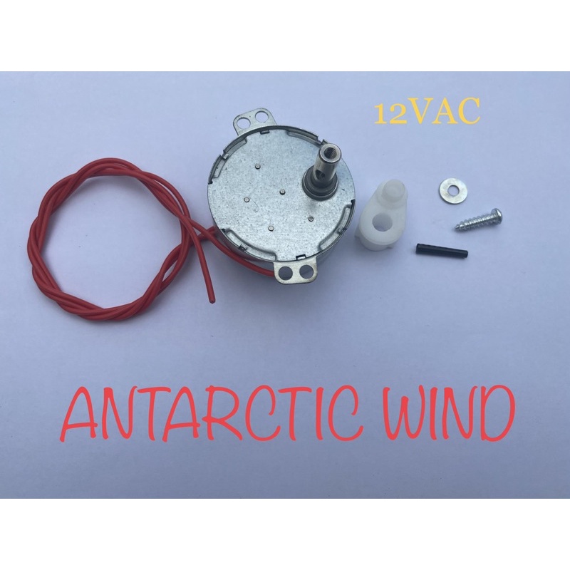 Động cơ tuốc năng quạt 12VAC kèm mấu nhựa