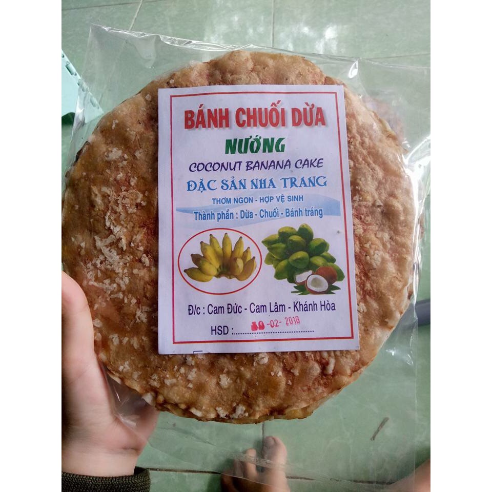 Bánh Tráng Chuối Dừa Nướng Nha Trang