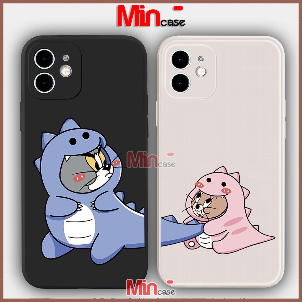 Ốp lưng iPhone Cặp đôi cạnh viền vuông silicon mềm dẻo cho iphone 6/6s/7/8/X/XS/XR/11/12/13 Pro Plus Max cute dễ thương