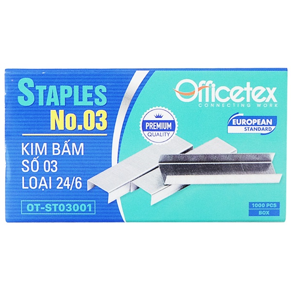 Kim Bấm Số 3 Officetex OT-ST03001