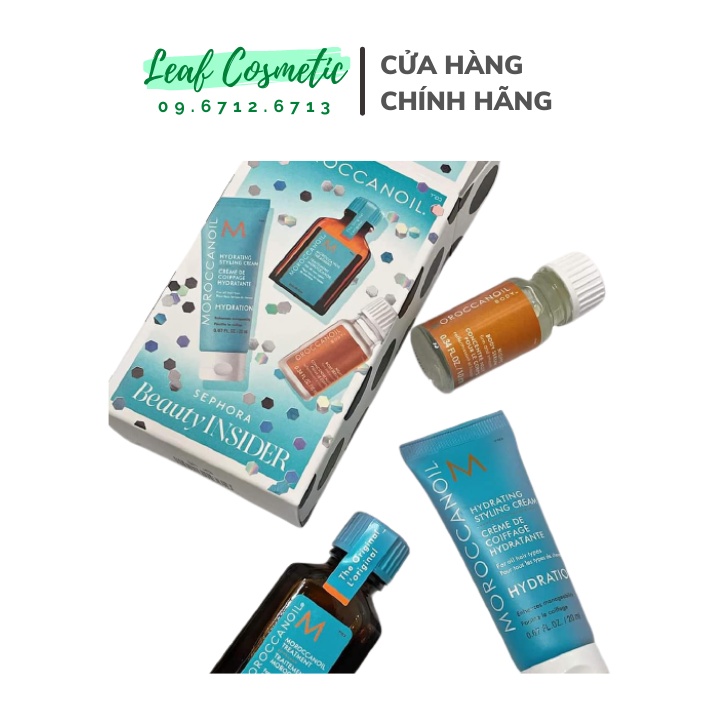 [ Chính Hãng ] Set dưỡng tóc mini 3 món MOROCCANOIL