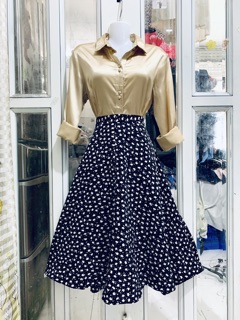 Sét áo váy vintage.[ 2 mẫu]