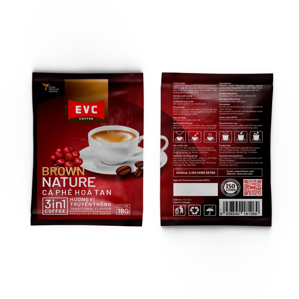 Cà phê hoà tan đậm Brown Nature | BigBuy360 - bigbuy360.vn