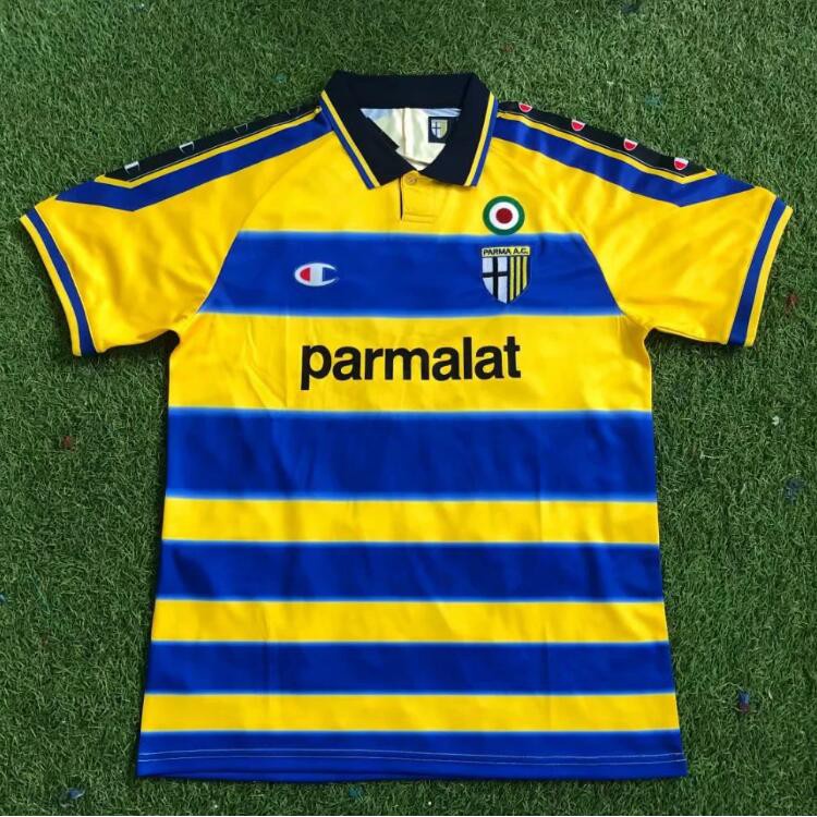Áo Thun Bóng Đá 98 99 00 Parma 1998 1999 2000 Phong Cách Cổ Điển