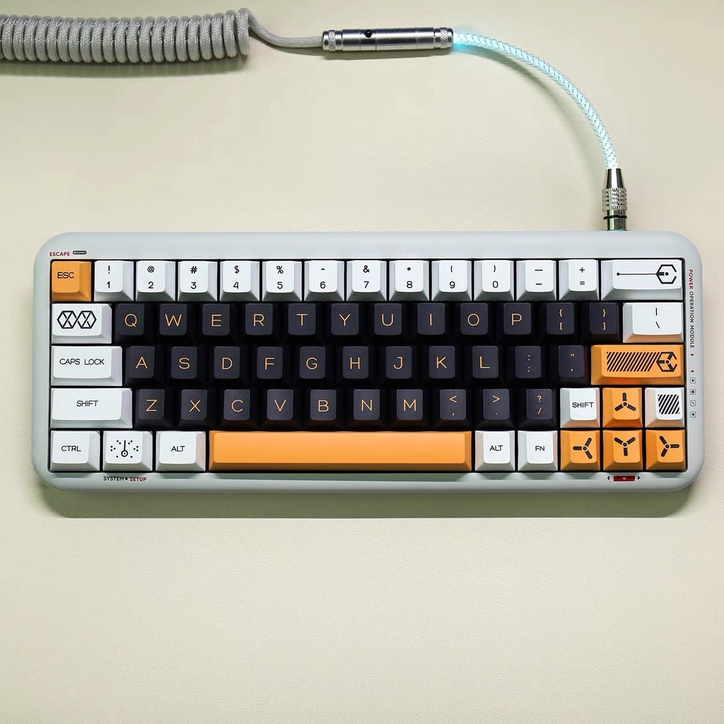 Keycap bàn phím phong cách chiến đấu siêu chất Dry Martini Cherry 130 phím