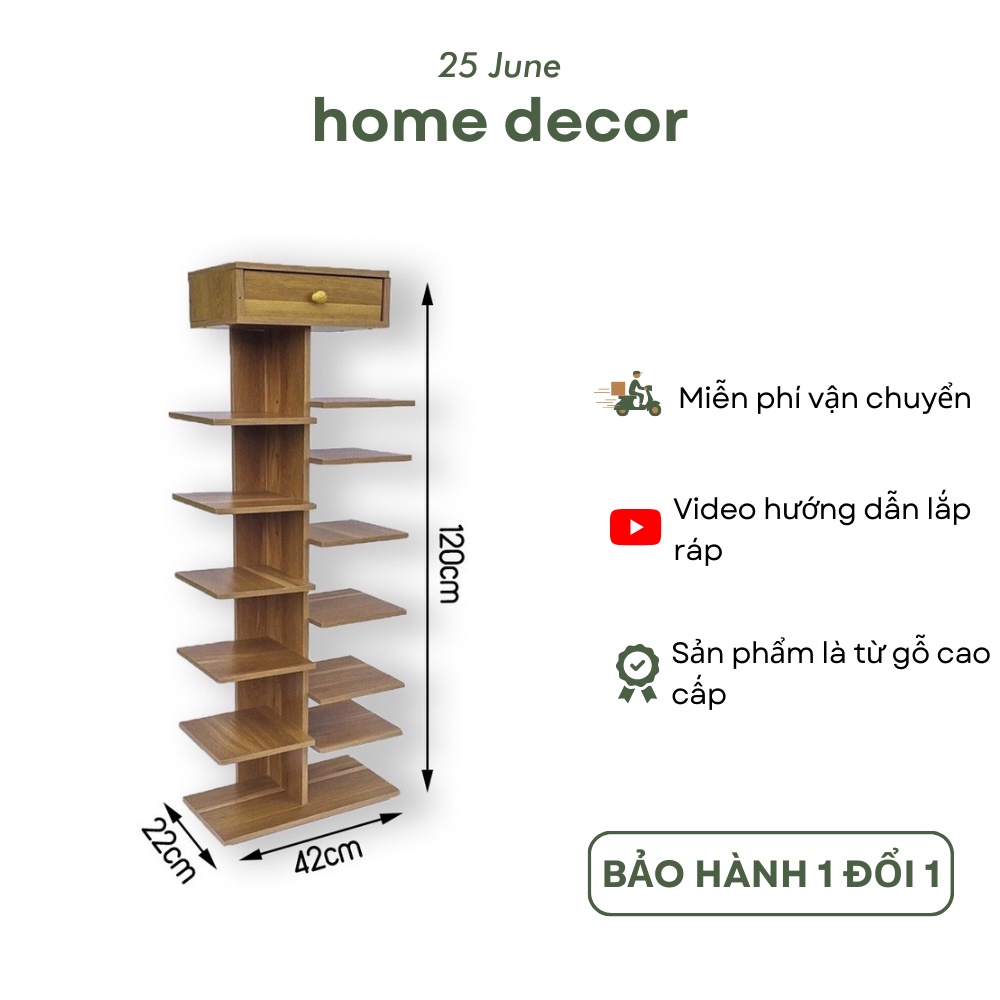 Kệ Để Giày  FREESHIP  Kệ giày gỗ hình cây cực tiện ích tiết kiệm không gian - 25 June Decor