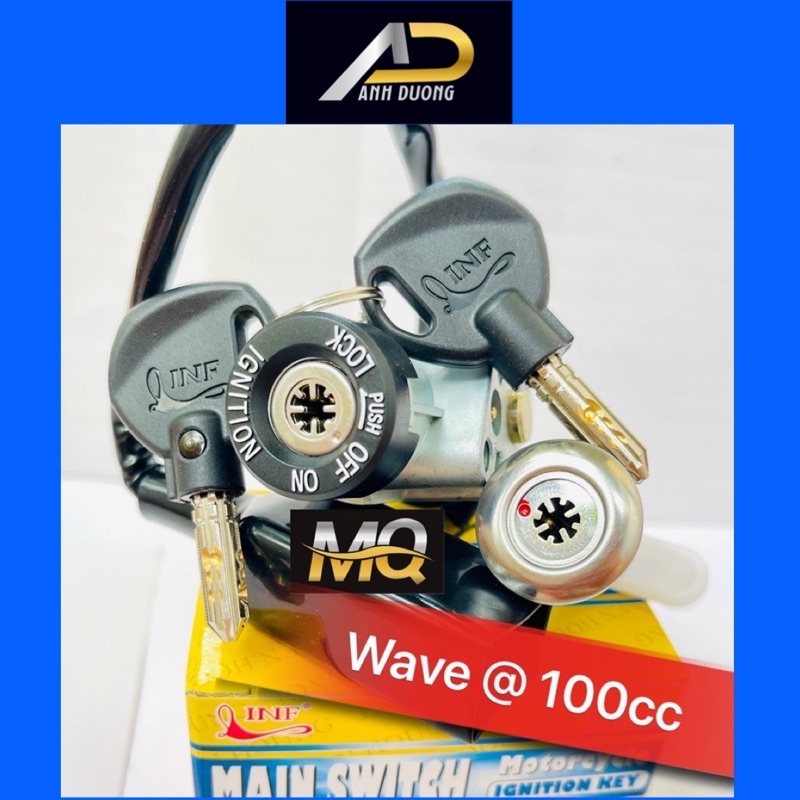 BỌ Ỏ KHÓA XE WAVE A 100 2007-2015 (8 CẠNH ĐIỆN CỘNG YÊN)