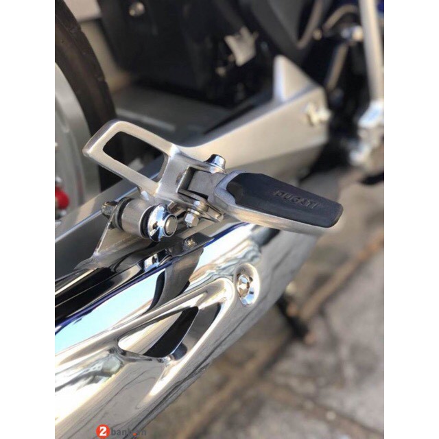Gác chân DUCATI gắn gác chân sau cho các dòng yamaha, honda xe nào cũng được - Vindecal BD