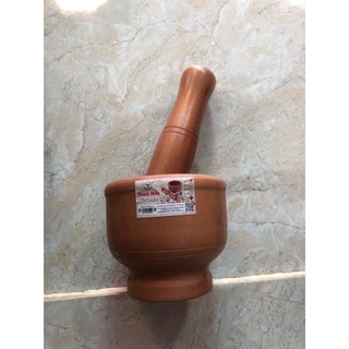 Bộ cối chày gỗ thanh điên