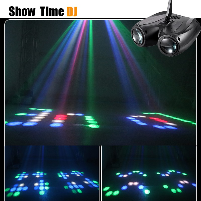 Hiệu Ứng Tốt Dj LED Hai Đầu Khí Cầu Ánh Sáng Hoa Mặt Trăng Giải Trí Tiệc DJ Disco Ánh Sáng Làm Việc 