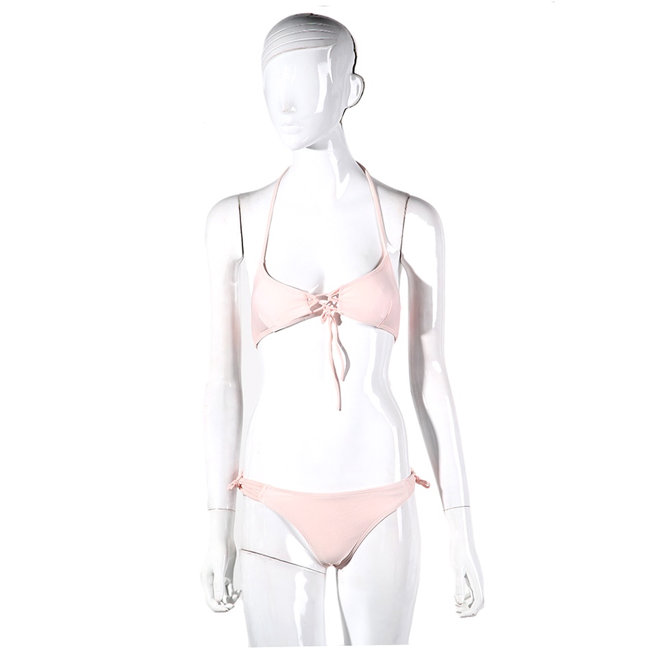 Women Bikini Set Exquisite Female Bandage Swimwear Charming Ladies Padded Bra