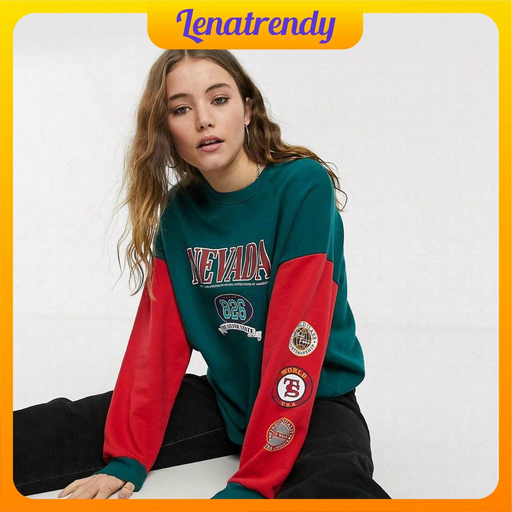 Áo nỉ Sweatshirts dài tay Unisex Zara thời trang Fashion