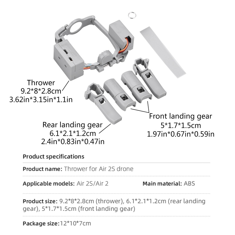 Bộ Thiết Bị Ném Khí zzz Cho Hệ Thống Nhỏ Giọt 2S / AIR 2