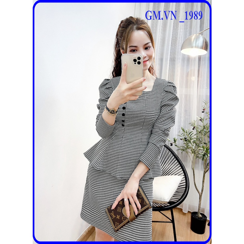 Đầm rời nữ - váy ôm body dáng peplum che bụng mỡ hiệu quả - tôn dáng sang trọng thời trang lịch sự