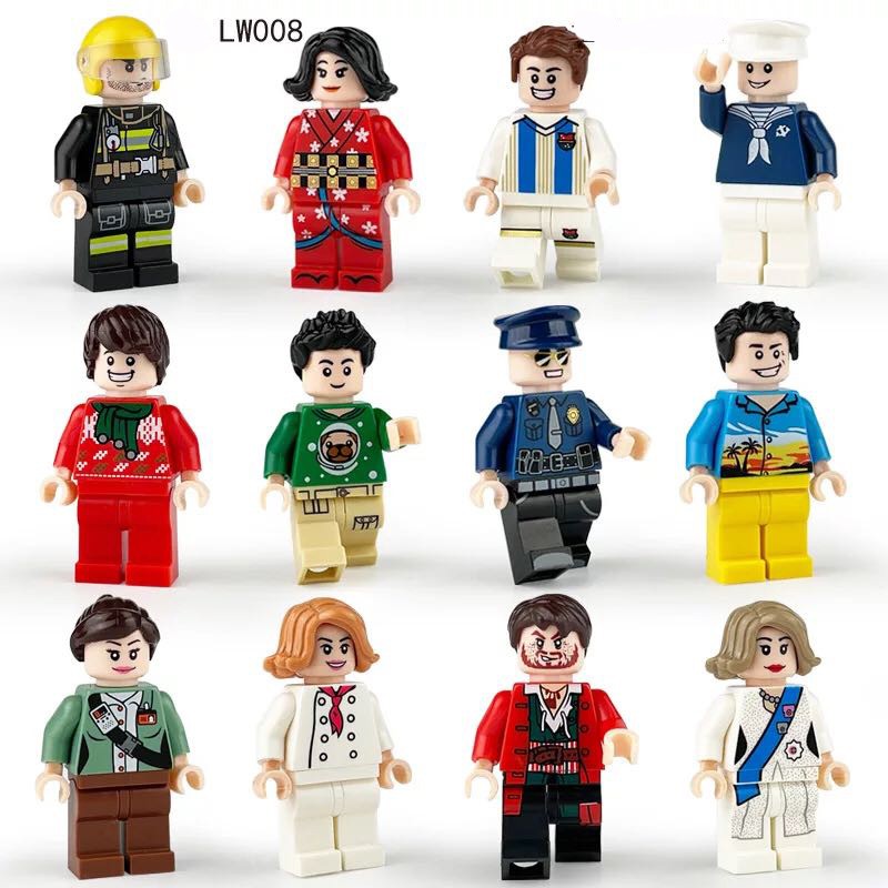Bộ Đồ Chơi Lego Lắp Ráp Mô Hình Cảnh Sát Thú Vị Cho Bé