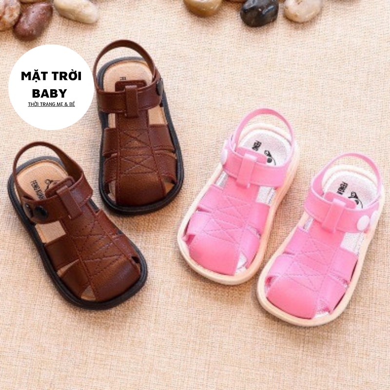 Dép Sandal Chống Trượt Êm Chân Cho Bé Trai, Bé Gái Từ 1-3 Tuổi