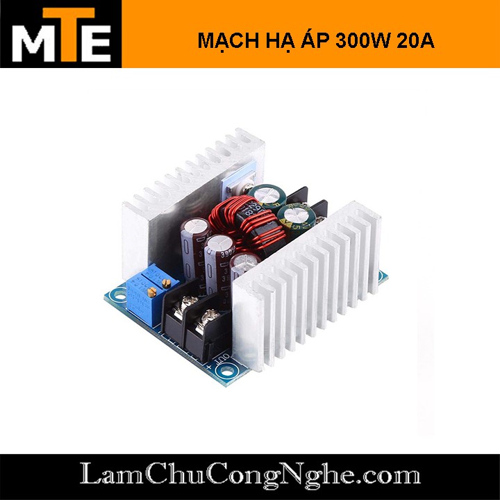 Mạch hạ áp 300W 20A Module buck DC DC 6-40V xuống 1.2-36V