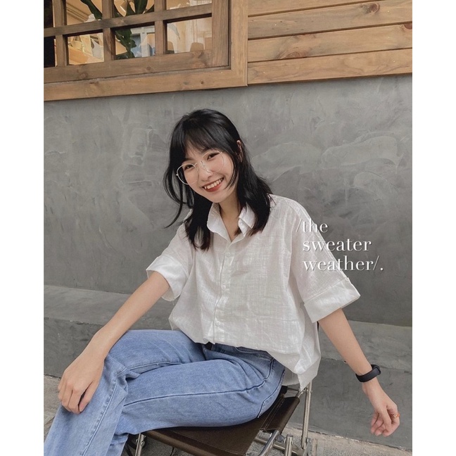 ÁO SƠ MI XẺ SAU ĐŨI LINEN