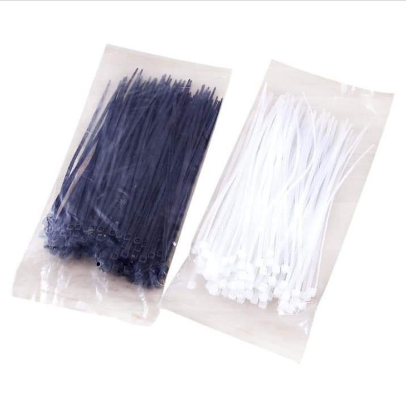 Túi 100 Dây rút nhựa SIZE NHỎ bản 0,25cm, cố định đồ dùng gia đình, dây điện