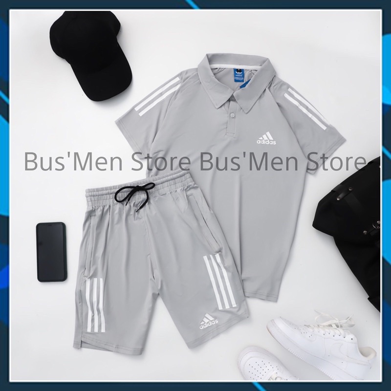 Bộ Thể Thao Nam Adidas, Sét Bộ Thể Thao Thun Lạnh Adidas Nam Cao Cấp Co Dãn 4 Chiềuea