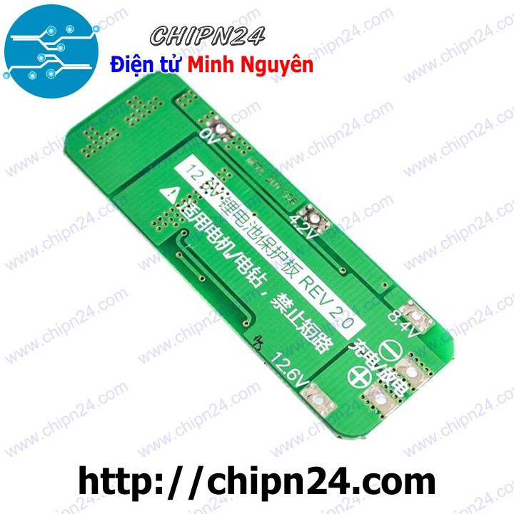 [1 CÁI] Mạch sạc bảo vệ pin 18650 3 cell 20A