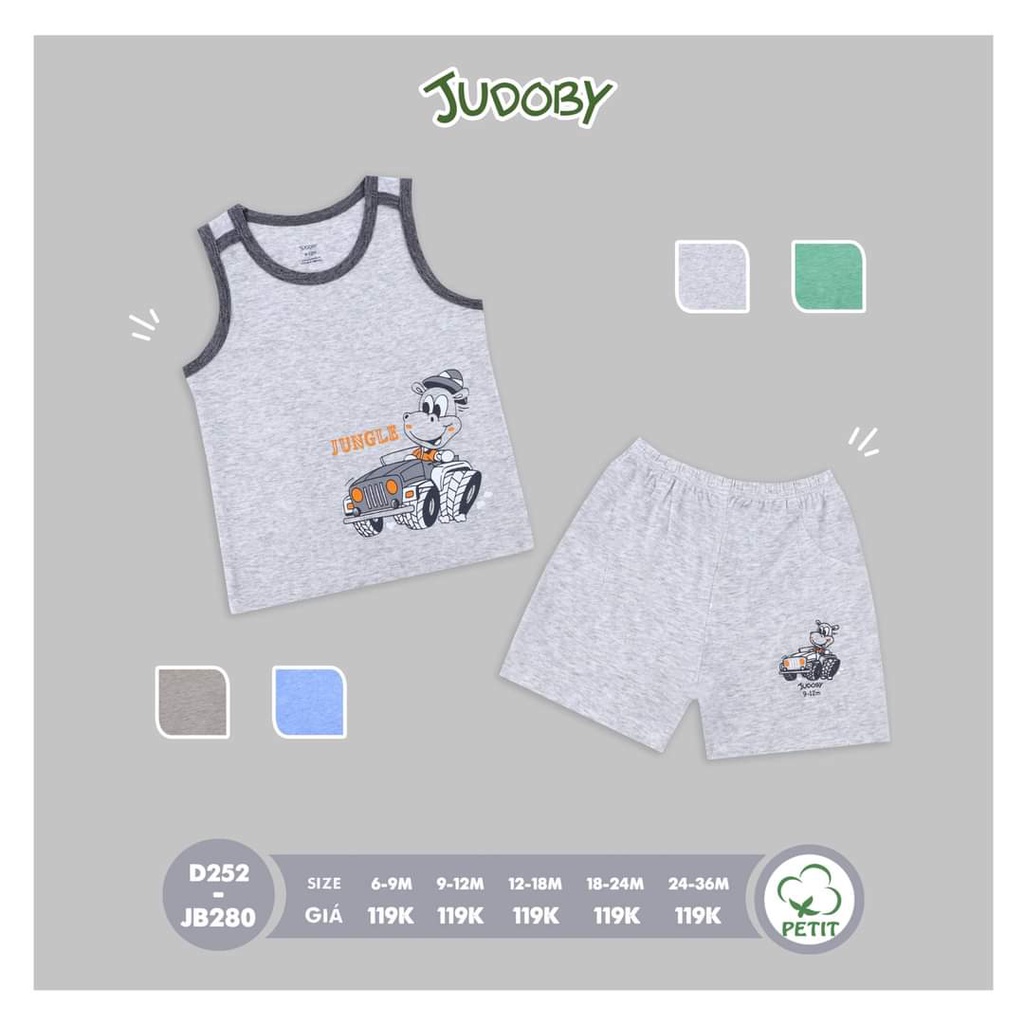 Bộ ba lỗ bé trai JUDOBY JB280