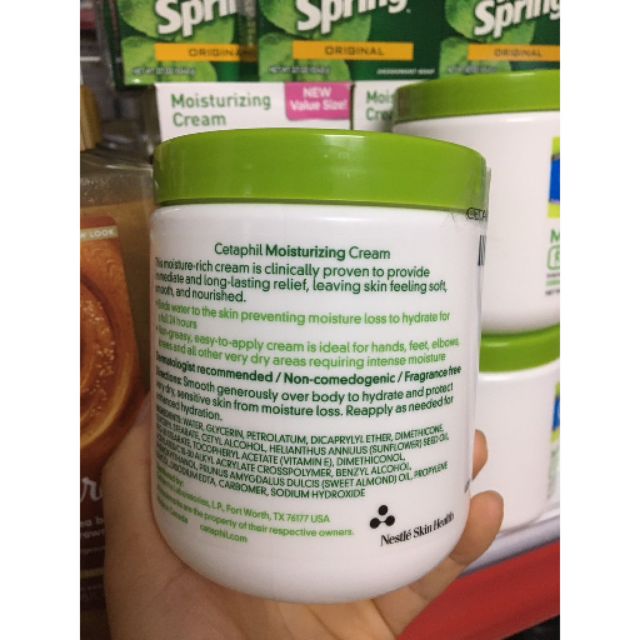 MẪU MỚI - KEM DƯỠNG CETAPHIL MOISTURIZIN CREAM 566G  Mỹ