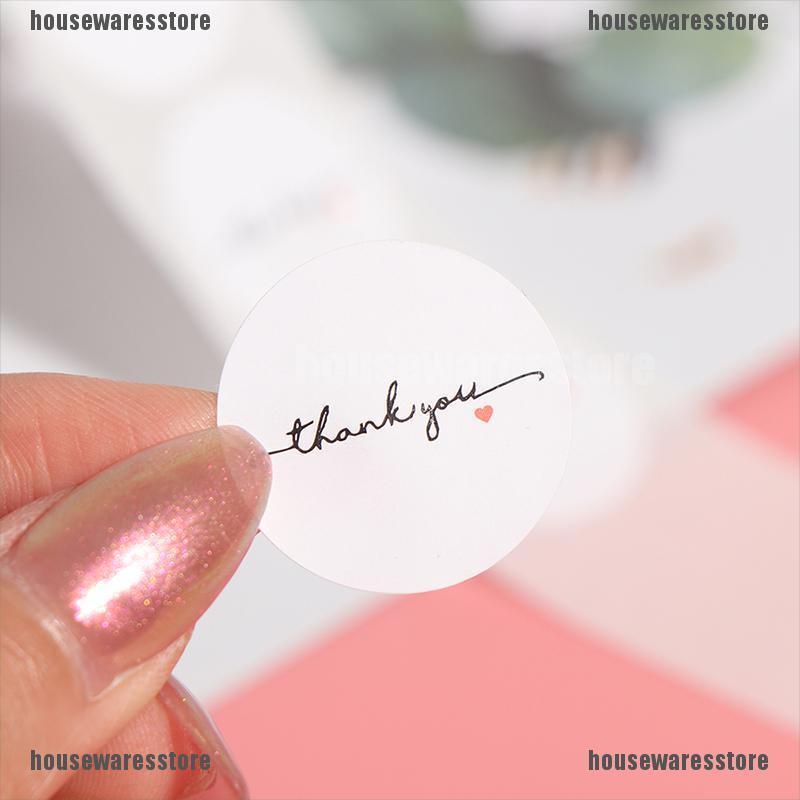 Cuộn 500 Miếng Dán Tròn Màu Trắng Kích Thước 1 inch Dùng Trang Trí