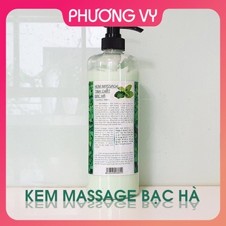 1000ml Kem Massage tinh chất Bạc Hà