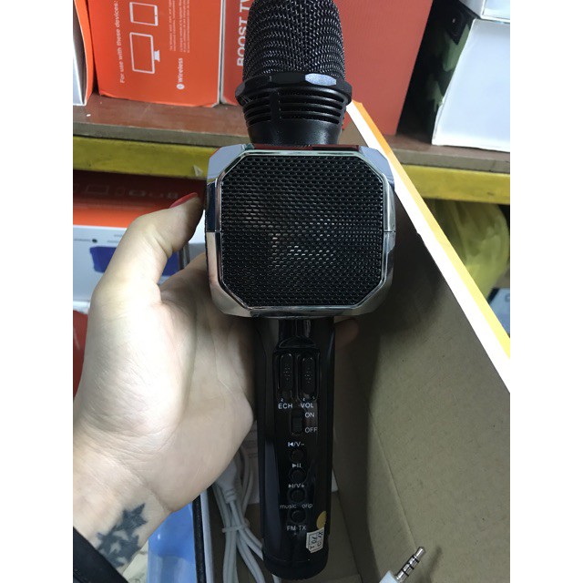 Micro hat karaoke bluetooth SD-10 |shopee. Vn\Shopdenledz