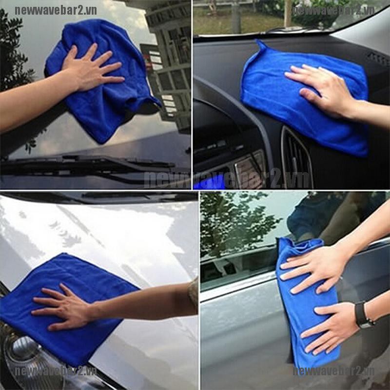Bộ 2 Khăn Lau Xe Hơi Mềm Mại Chống Trầy Xước