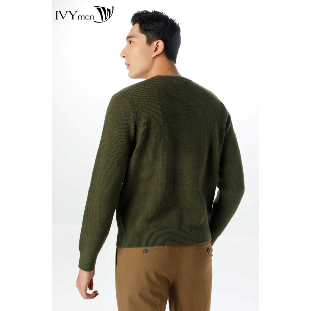 [NHẬP WABRTL5 GIẢM 10% TỐI ĐA 50K ĐH 250K ]Áo len nam trơn cổ tròn IVY moda MS 58E2573
