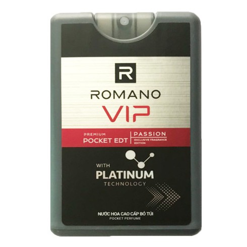 Nước Hoa Bỏ Túi Romano Vip Passion 18ml