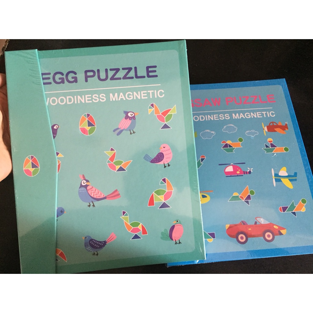 Đồ chơi phát triển trí tuệ an toàn cho trẻ,bộ ghép hình tangram bóng hình rèn luyện tư duy,logic cho bé từ 3 tuổi