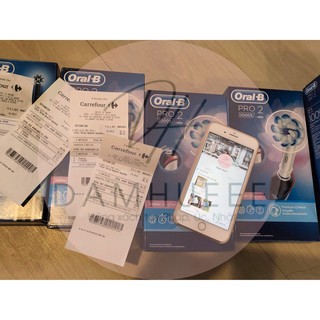 Bàn chải điện Oral B pro 2 2000, 2000s và pro 3