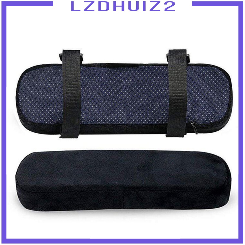 Bộ 2 Đệm Bọc Tay Vịn Ghế Ngồi Bằng Memory Foam Mềm Mại Co Giãn Tiện Dụng