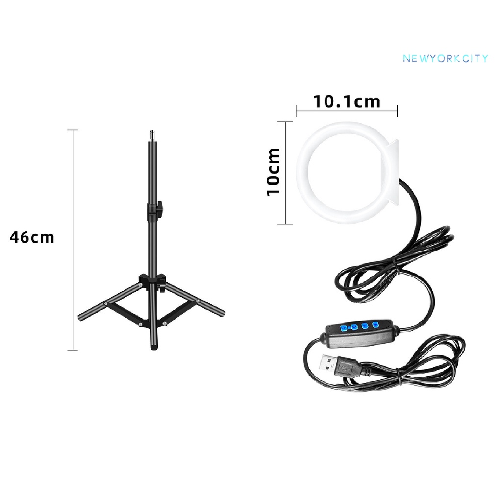 Vòng Đèn LED Chụp Ảnh Selfie 3 Chế Độ Tiết Kiệm Năng Lượng Chống Thấm Nước