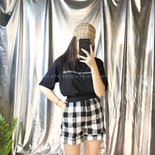 Checked Shorts