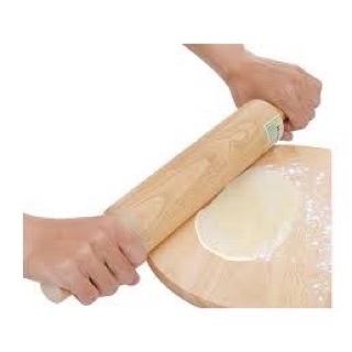 Cán lăn bột gỗ 38cm