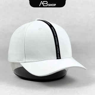 Mũ Lưỡi Trai Advanced Basic AB Line Trắng và Đen Self Design