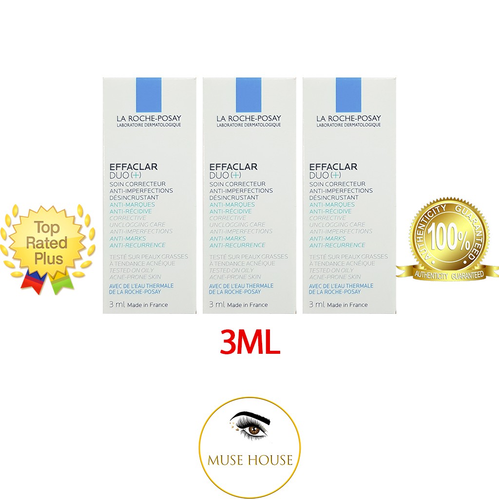 Kem giảm mụn La Roche Posay Effaclar Duo+ 3ml- MUSE HOUSE