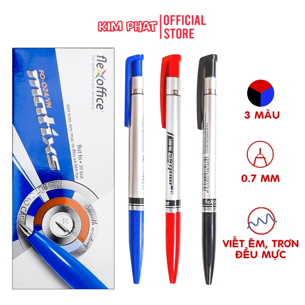 Bút Bi Thiên Long MATIXS FLEXOFFICE FO024