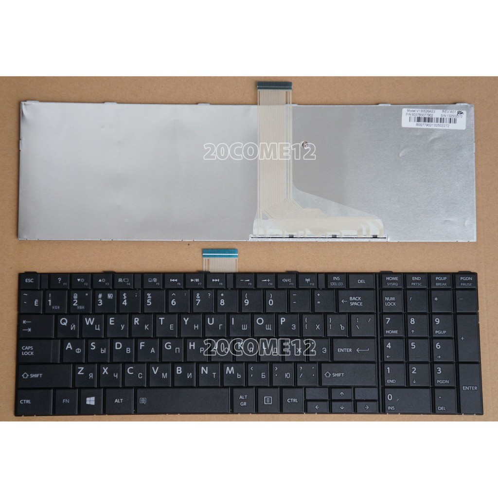 BÀN PHÍM LAPTOP TOSHIBA Satellite C850 C850D C855 C855D L850 L850D L855 L870 L875 P850 P855 P855D P870 P875