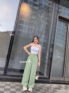 QUẦN ỐNG RỘNG LƯNG CAO
