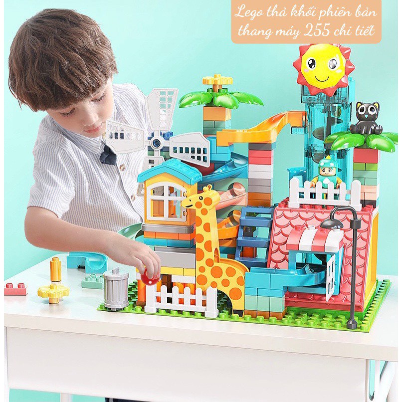 [Mã LIFEXANH03 giảm 10% đơn 500K] Lego thang máy 255 chi tiết Duplo Hãng Feelo